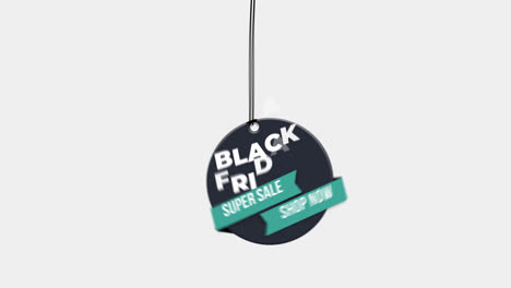 black-friday-Sale-discount-hanging-with-rope-badge.-paper-tag-label-animation.-Sale-concept.